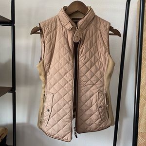 Zara Women Vest in camel color